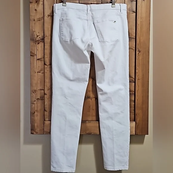 Juicy Couture White Mid Rise Skinny  Stretch Jeans Size 29 - Picture 6 of 16
